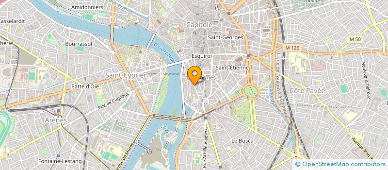 localisation de l'entreprise MONSIEUR JEROME MOMAS  TOULOUSE