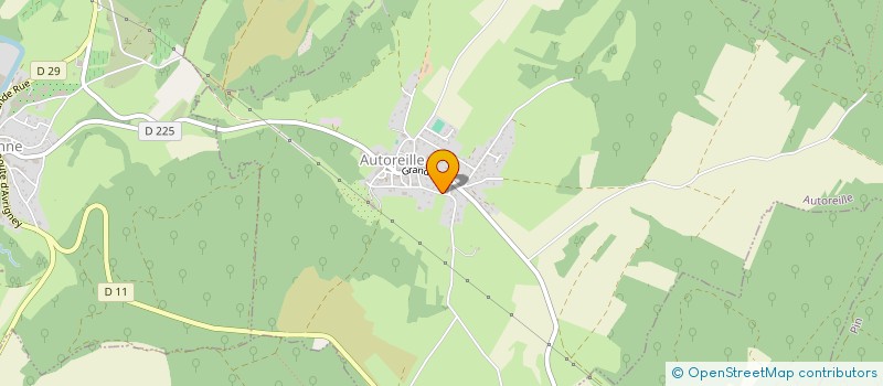 localisation de l'entreprise MONSIEUR JEROME MONASSON  AUTOREILLE