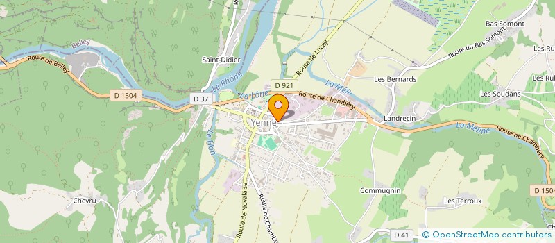 localisation de l'entreprise MONSIEUR JEROME MONCHARMONT  YENNE