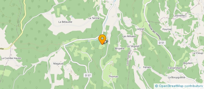 localisation de l'entreprise MONSIEUR JEROME MONDY à SAINT-LAURENT-LA-VALLEE