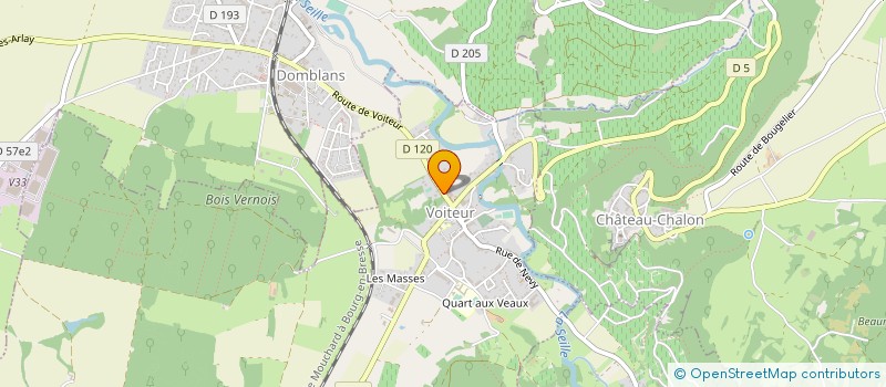 localisation de l'entreprise MONSIEUR JEROME MONNERET  VOITEUR