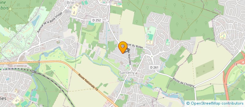 localisation de l'entreprise MONSIEUR JEROME MONSIMIER  SANTENY