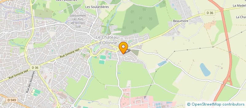 localisation de l'entreprise MONSIEUR JEROME MONTASSIER à LES SABLES D'OLONNE