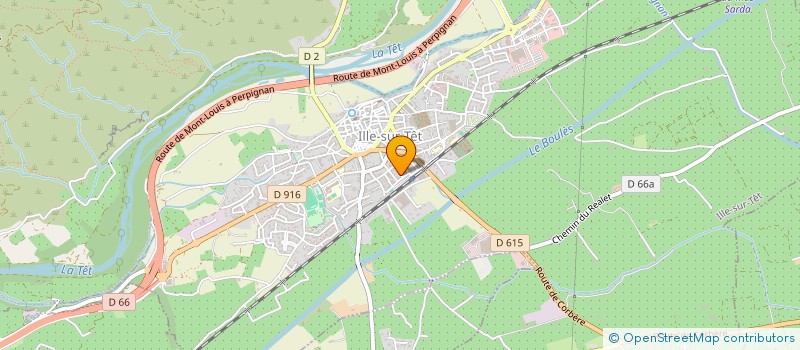 localisation de l'entreprise MONSIEUR JEROME MONTHEIL  ILLE-SUR-TET