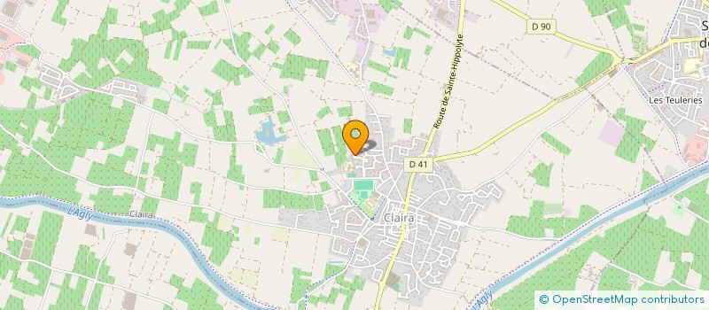 localisation de l'entreprise MONSIEUR JEROME MORALES  CLAIRA