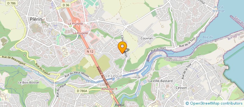 localisation de l'entreprise MONSIEUR JEROME MORCELLO  PLERIN