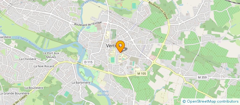 localisation de l'entreprise MONSIEUR JEROME MOREAU à VERTOU