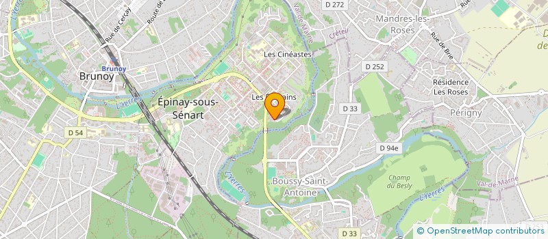 localisation de l'entreprise MONSIEUR JEROME MOREAU à EPINAY-SOUS-SENART