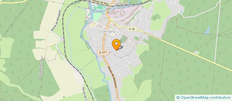 localisation de l'entreprise MONSIEUR JEROME MOREAU  GUERIGNY