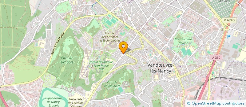 localisation de l'entreprise MONSIEUR JEROME MOREL  VANDUVRE-LES-NANCY