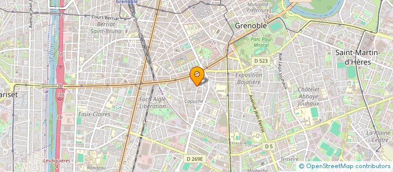 localisation de l'entreprise MONSIEUR JEROME MORET à GRENOBLE