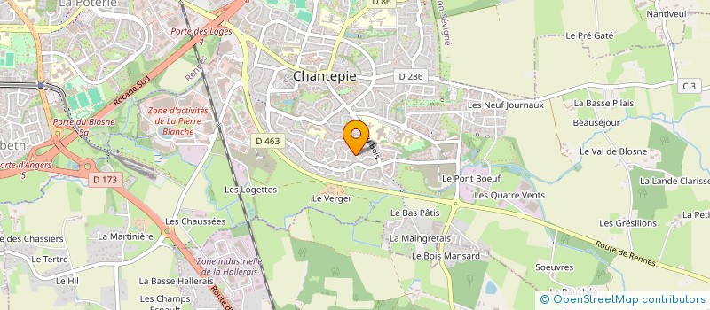 localisation de l'entreprise MONSIEUR JEROME MORICE à CHATEAUNEUF-DU-FAOU