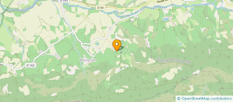 localisation de l'entreprise MONSIEUR JEROME MORIN  BESIGNAN