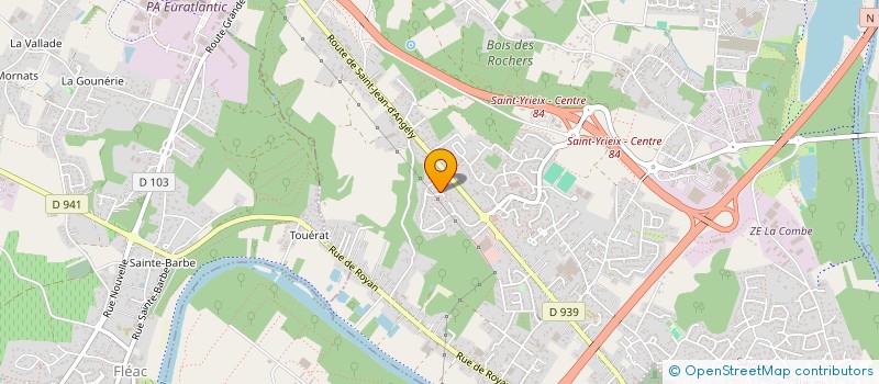 localisation de l'entreprise MONSIEUR JEROME MORNET à SAINT-YRIEIX-SUR-CHARENTE