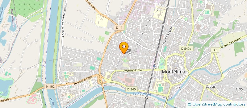 localisation de l'entreprise MONSIEUR JEROME MORVILLIERS à MONTELIMAR