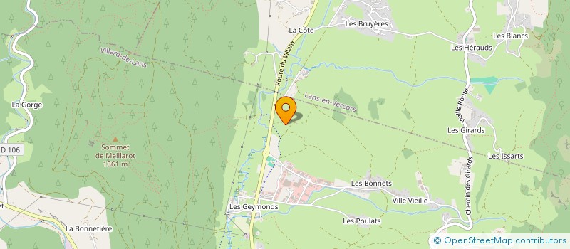 localisation de l'entreprise MONSIEUR JEROME MOTHRE  VILLARD-DE-LANS