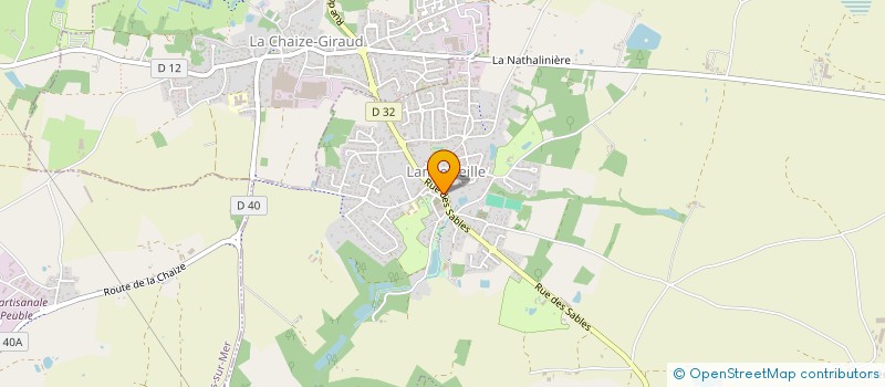 localisation de l'entreprise MONSIEUR JEROME MOTTAIS à LANDEVIEILLE