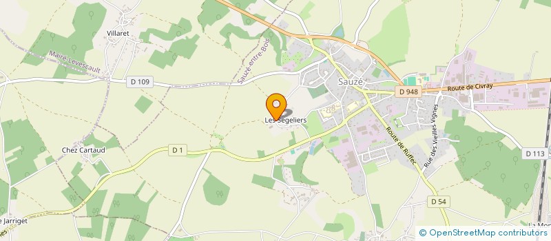 localisation de l'entreprise MONSIEUR JEROME MOUCLIER  SAUZE-VAUSSAIS