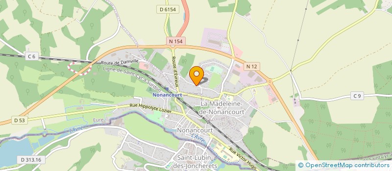 localisation de l'entreprise MONSIEUR JEROME MOULINS  LA MADELEINE-DE-NONANCOURT