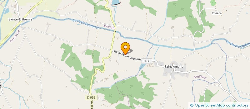 localisation de l'entreprise MONSIEUR JEROME MOURGUES  PUYCORNET