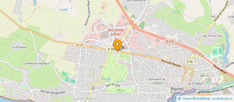 localisation de l'entreprise MONSIEUR JEROME MOUSSEAU  PORNIC