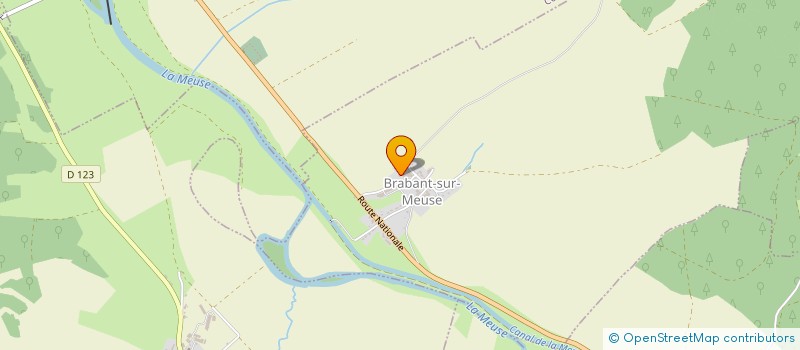 localisation de l'entreprise MONSIEUR JEROME MOUTON à BRABANT SUR MEUSE