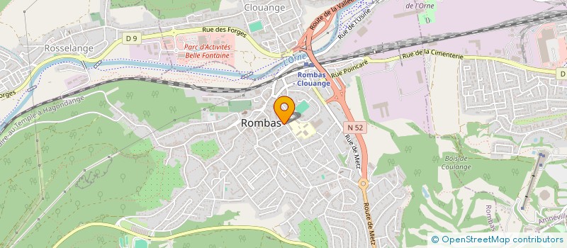 localisation de l'entreprise MONSIEUR JEROME MULLER  ROMBAS