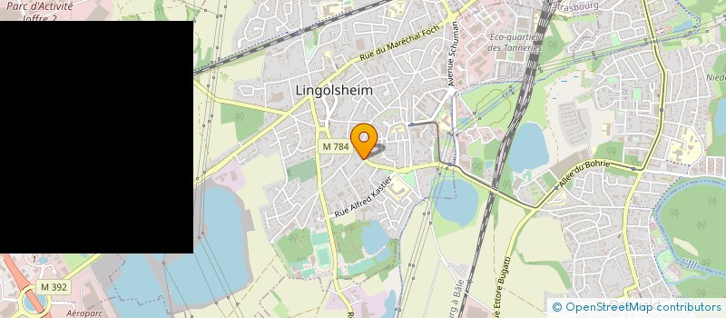 localisation de l'entreprise MONSIEUR JEROME MULLER  STRASBOURG