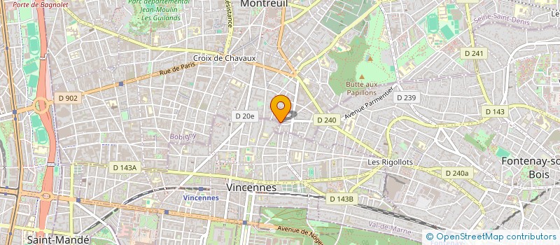 localisation de l'entreprise MONSIEUR JEROME MULOT à MONTREUIL