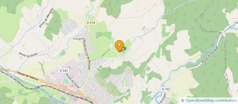 localisation de l'entreprise MONSIEUR JEROME MUNOZ  DIE