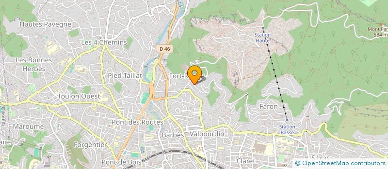 localisation de l'entreprise MONSIEUR JEROME NACCI  TOULON