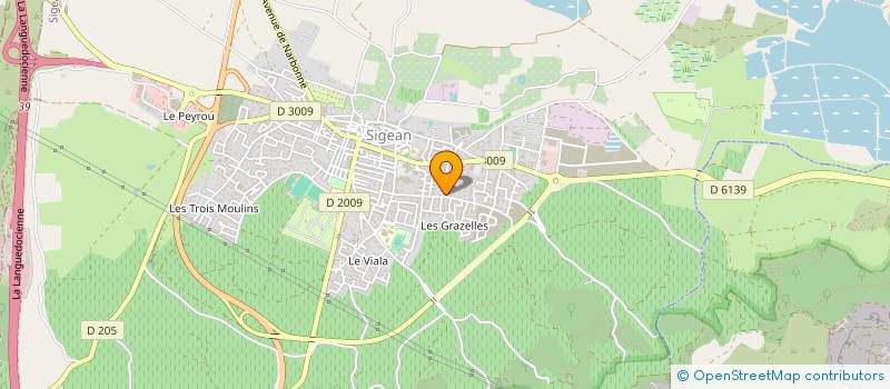 localisation de l'entreprise MONSIEUR JEROME NAGEOTTE  SIGEAN