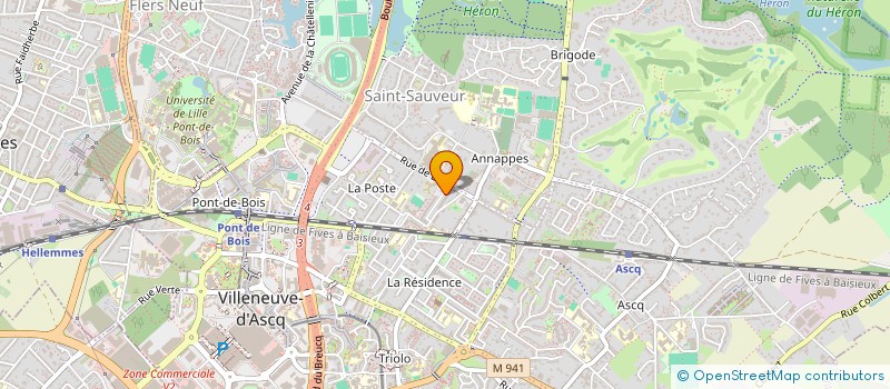 localisation de l'entreprise MONSIEUR JEROME NAJAR à VILLENEUVE-D'ASCQ