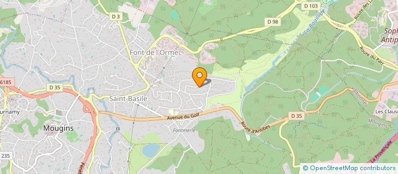 localisation de l'entreprise MONSIEUR JEROME NAKAJIMA à MOUGINS