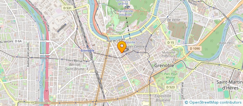 localisation de l'entreprise MONSIEUR JEROME NALLET  GRENOBLE