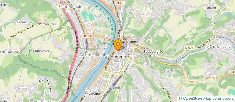 localisation de l'entreprise MONSIEUR JEROME NANO  VIENNE