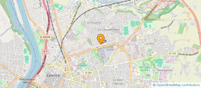 localisation de l'entreprise MONSIEUR JEROME NARAYANIN  VALENCE