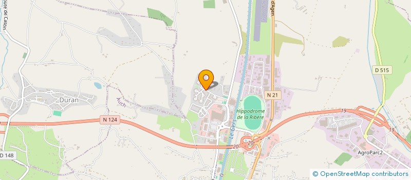 localisation de l'entreprise MONSIEUR JEROME NARBONNE  AUCH