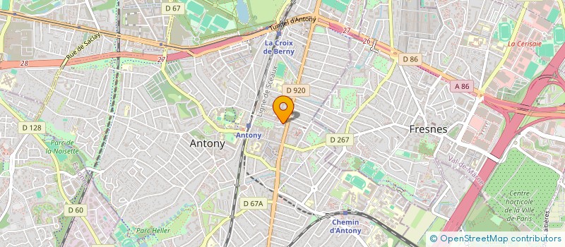 localisation de l'entreprise MONSIEUR JEROME NAULAIS à ANTONY