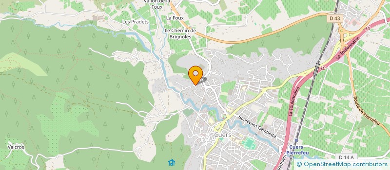 localisation de l'entreprise MONSIEUR JEROME NEBATI  CUERS