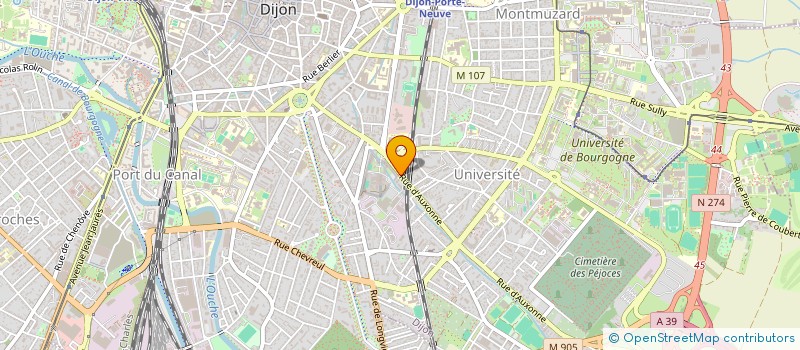 localisation de l'entreprise MONSIEUR JEROME NESTOR à DIJON