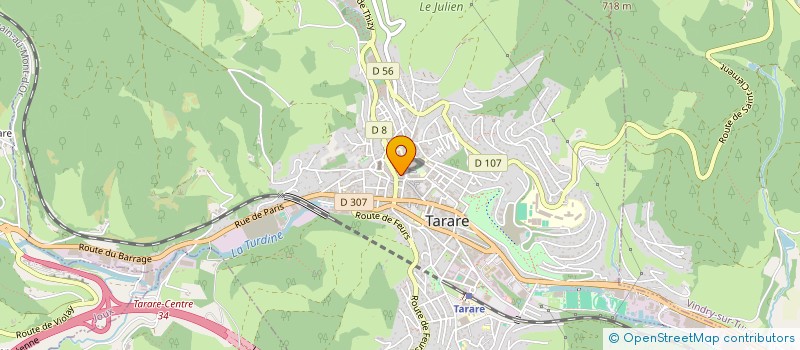 localisation de l'entreprise MONSIEUR JEROME NICOLAS  TARARE