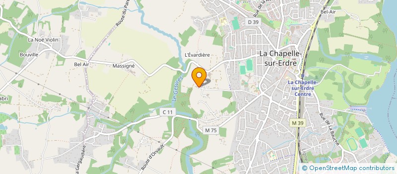 localisation de l'entreprise MONSIEUR JEROME NICOLAS DAVID GUIBOUT  LA CHAPELLE-SUR-ERDRE