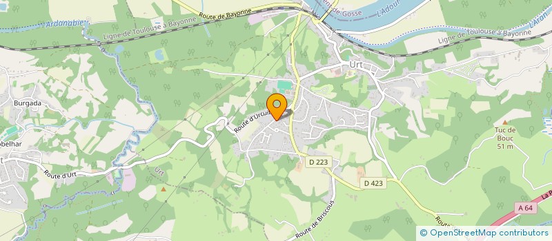 localisation de l'entreprise MONSIEUR JEROME NISSEN  URT