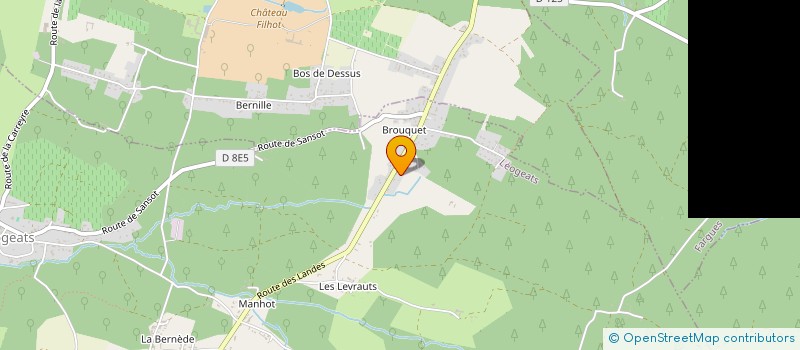 localisation de l'entreprise MONSIEUR JEROME NOEL  LEOGEATS