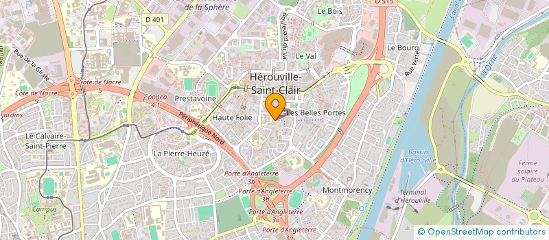 localisation de l'entreprise MONSIEUR JEROME NOEL à HEROUVILLE SAINT CLAIR