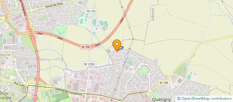 localisation de l'entreprise MONSIEUR JEROME NOIROT  QUETIGNY