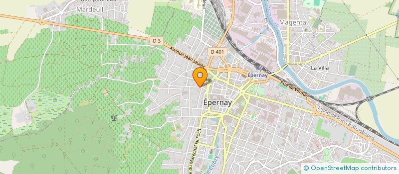 localisation de l'entreprise MONSIEUR JEROME NOLIN  EPERNAY