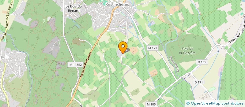 localisation de l'entreprise MONSIEUR JEROME NOUGALIAT  RESTINCLIERES