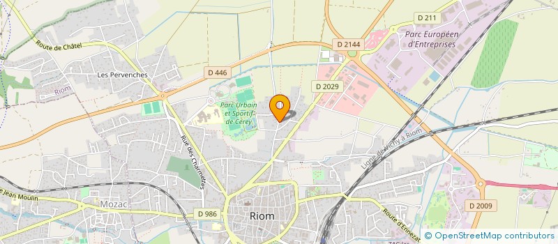 localisation de l'entreprise MONSIEUR JEROME NOVEL  RIOM